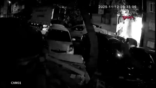 İstanbul Kağıthane'de patlama ve yangın: Patlama anı kamerada