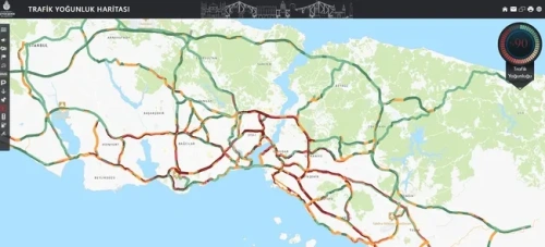 İstanbul'da mesai çıkışı kabusu: Trafik yoğunluğu yüzde 90'a dayandı