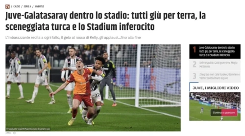İtalyan basını hayrete düştü: Galatasaray, Juventus'u Torino'da eleyerek tarihe geçti!