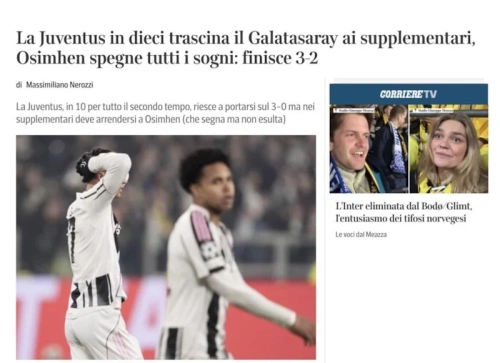 İtalyan basını hayrete düştü: Galatasaray, Juventus'u Torino'da eleyerek tarihe geçti!