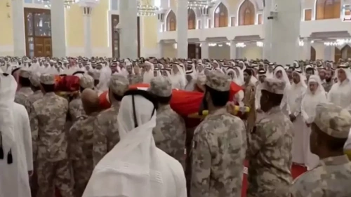 Katar'daki helikopter kazasında şehit olan Türk askerleri son yolculuklarına uğurlandı