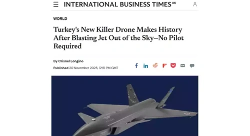 KIZILELMA dünya tarihine geçti: İlk insansız savaş uçağı havada hedef vurdu