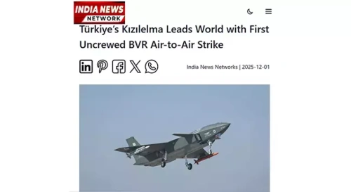 KIZILELMA dünya tarihine geçti: İlk insansız savaş uçağı havada hedef vurdu