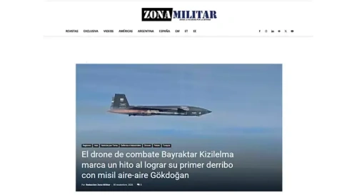 KIZILELMA dünya tarihine geçti: İlk insansız savaş uçağı havada hedef vurdu