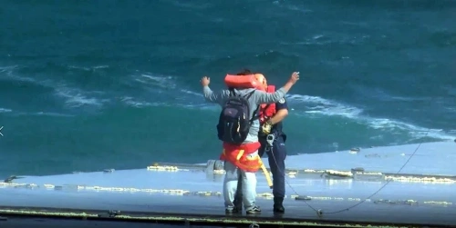 Kocaeli Kandıra’da kuru yük gemisi karaya oturdu