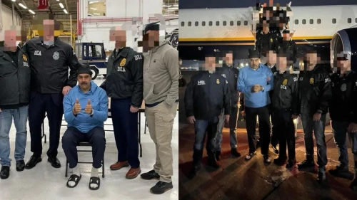 Maduro'nun kelepçeli görüntüleri yayınlandı