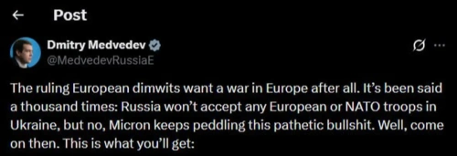 Medvedev'den Avrupa'ya Oreşnik füze tehdidi ve sert sözler