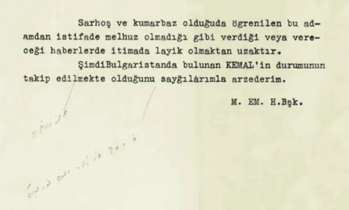 MİT arşivinden İngiliz Kemal'e dair 1940 tarihli gizli rapor