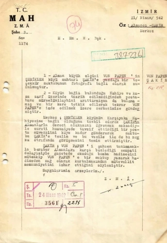 MİT arşivinden İngiliz Kemal'e dair 1940 tarihli gizli rapor