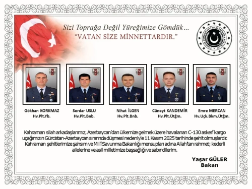 MSB şehit askerlerin isimlerini açıkladı