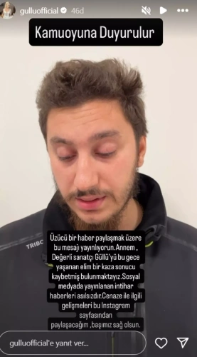 Oğlu duyurdu, kızı tanık oldu: Arabesk sanatçısı Güllü’nün ölümü