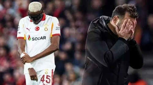 Osimhen kolunu kırdı: Galatasaray'ın golcüsü haftalar boyu yok