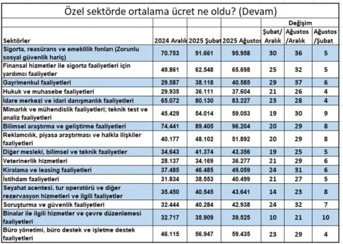 Özel sektör ücret artışı asgari ücretin gerisinde kaldı: Fark yüzde 3