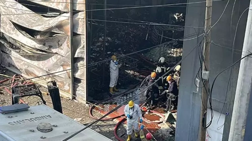 Parfüm imalathanesinde çıkan yangında 6 kişi öldü