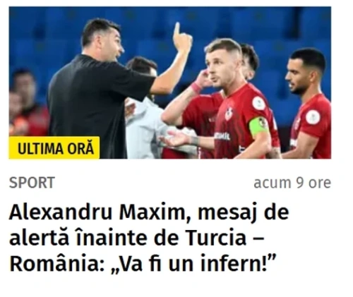 Romanya'da Türkiye korkusu: En formda takımla eşleştik