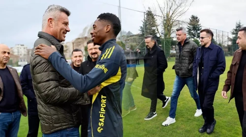 Saran helikopterle geldi, yeni transferle konuştu