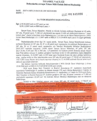 Sarıyer Belediyesi'nde rüşvet iddiası: Müjdat Gezen sahneye çıkarılmadı