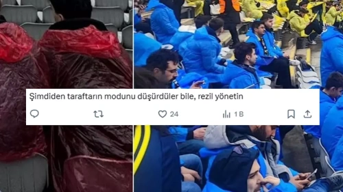 Süper Kupa'da yağmurluk tartışması: Kalite farkı sosyal medyayı salladı