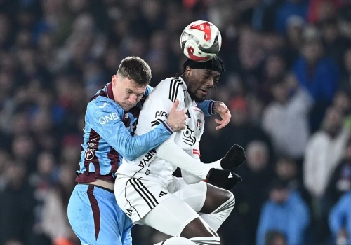 Trabzonspor - Beşiktaş derbisi 3-3 bitti: 6 gollü şov