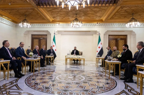 Türk heyeti Şam'da Ahmed Şara ile görüştü