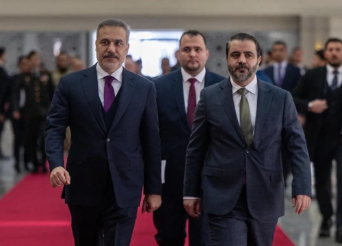 Türk heyeti Şam'da Ahmed Şara ile görüştü