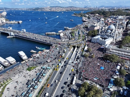 Türkiye Gazze için tek yürek!