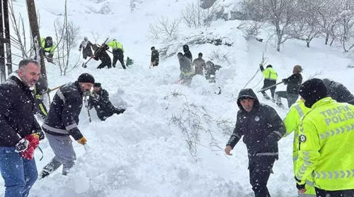 Van'da çığ felaketi: 1 kişi hayatını kaybetti, 22 ev boşaltıldı