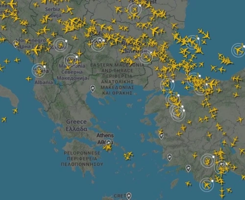 Yunanistan'da frekans sorunu: Havalimanları kapatıldı